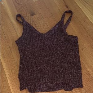 dark purple tank top